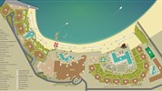 DoubleTree by Hilton Resort & Spa Marjan Island - Mapa rezortu