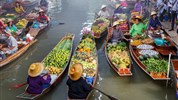 Bangkok a pláže v Pattaya - Plovoucí trh