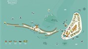 Constance Halaveli Maldives - Mapa rezortu