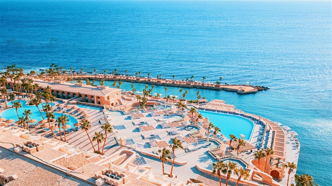 Pickalbatros Citadel Resort Sahl Hasheesh - Letecký pohled na hotel