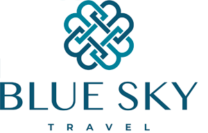 travel sky blue